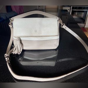 Kate Spade White and Tan Purse